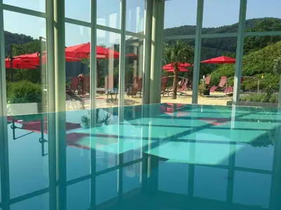 Der Swimmingpool an oder in der Nähe von Moselstern Parkhotel Krähennest