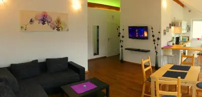 Küche/Küchenzeile in der Unterkunft Cochem Ferienwohnung Scheuer