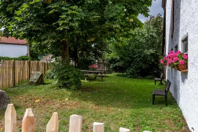 Ein Garten an der Unterkunft Pure Eifel