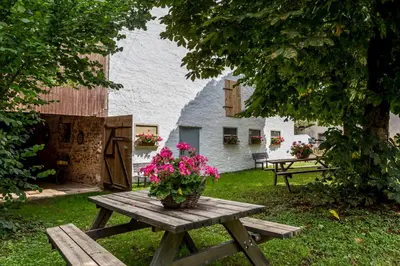 Ein Garten an der Unterkunft Pure Eifel