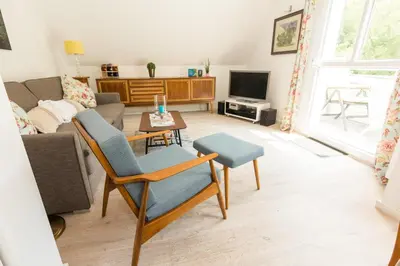TV/Unterhaltungsangebot in der Unterkunft Ferienwohnung Hochgewächs