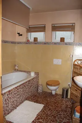 Ein Badezimmer in der Unterkunft Ferienwohnung-malanders
