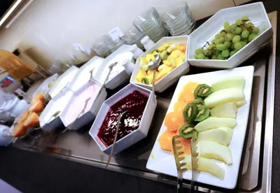 Essen im Hotel oder in der Nähe