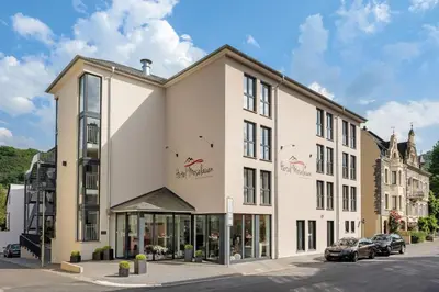 Das Gebäude in dem sich das Hotel befindet