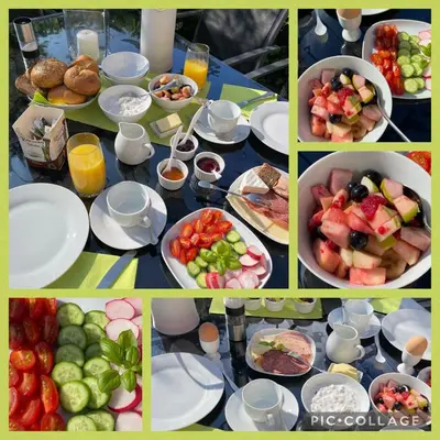 Essen in der Ferienwohnung oder in der Nähe