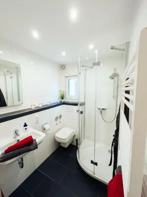 Ein Badezimmer in der Unterkunft Ferienwohnung Mosel