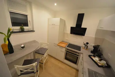 Küche/Küchenzeile in der Unterkunft Ferienwohnung Mosel