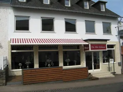 Das Gebäude in dem sich das Gasthaus befindet