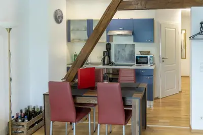 Küche/Küchenzeile in der Unterkunft Ferienhaus Moselherz
