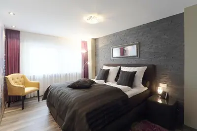 Ein Bett oder Betten in einem Zimmer der Unterkunft Ferienwohnung Welcome mit Seeblick
