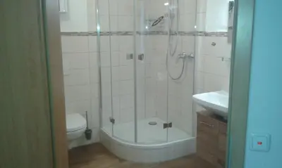 Ein Badezimmer in der Unterkunft Balles