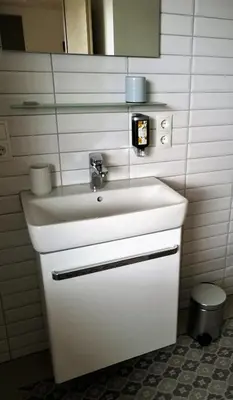 Ein Badezimmer in der Unterkunft Beim Hooch 