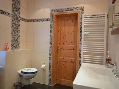 Ein Badezimmer in der Unterkunft Wunderschöne Ferienwohnung im Burgenland