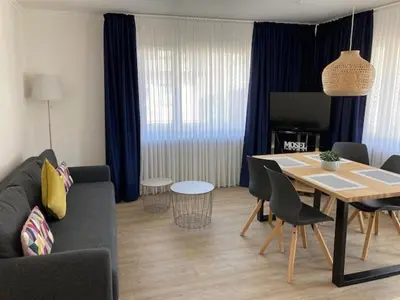 Ein Sitzbereich in der Unterkunft Hotel Haus Erholung