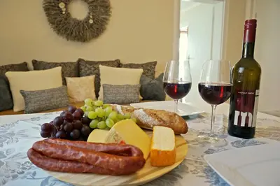 Essen in der Ferienwohnung oder in der Nähe