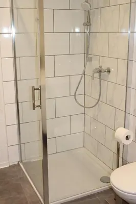Ein Badezimmer in der Unterkunft Ferienhaus Emil
