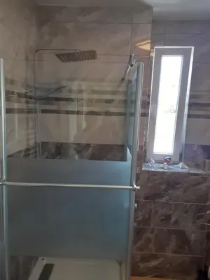 Ein Badezimmer in der Unterkunft Gemütliche Zimmer