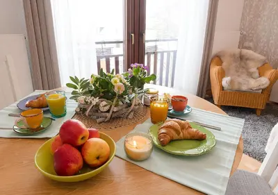Essen in der Ferienwohnung oder in der Nähe