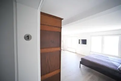 Ein Bett oder Betten in einem Zimmer der Unterkunft das Rebenhaus