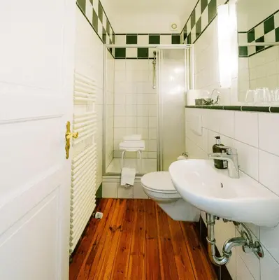 Ein Badezimmer in der Unterkunft Haus Till E