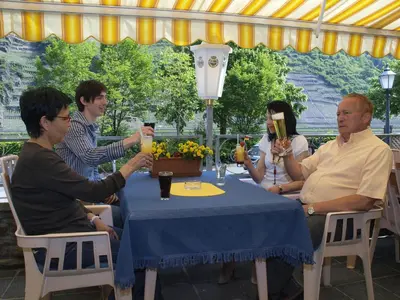 Getränke in der Unterkunft Moselstern-Hotel 