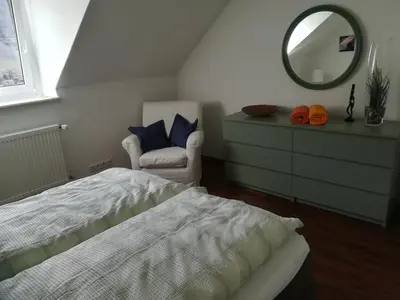 Ein Bett oder Betten in einem Zimmer der Unterkunft Mosel Dream