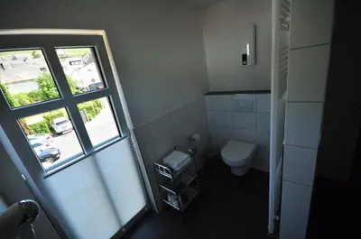 Ein Badezimmer in der Unterkunft Apartments / Ferienwohnungen Moseluferstrasse