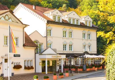 Das Gebäude in dem sich das Hotel befindet