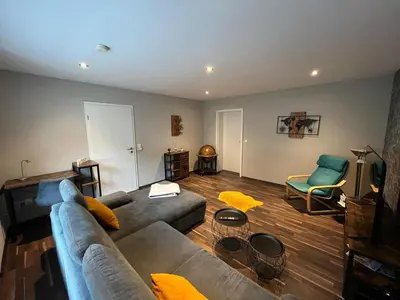 Ein Sitzbereich in der Unterkunft Ferienwohnung Pomaria - 4 Sterne zertifiziert