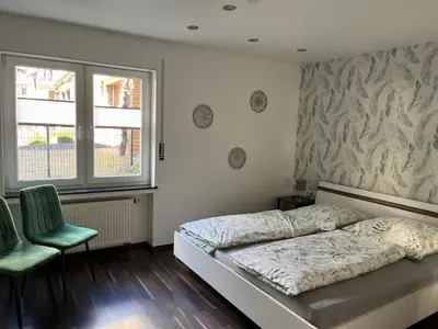 Ein Bett oder Betten in einem Zimmer der Unterkunft Ferienwohnung Pomaria - 4 Sterne zertifiziert