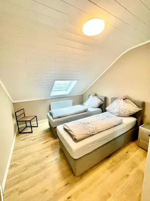 Ein Bett oder Betten in einem Zimmer der Unterkunft Ferienhaus Dobias