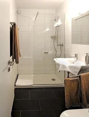 Ein Badezimmer in der Unterkunft Scheid´s Hotel – Restaurant