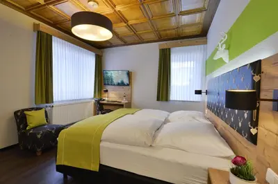 Ein Bett oder Betten in einem Zimmer der Unterkunft Landhaus Elbert