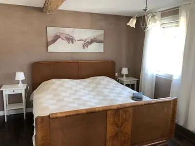 Ein Bett oder Betten in einem Zimmer der Unterkunft 4-Sterne Ferienhaus Achat-Alm mit E-Ladestation