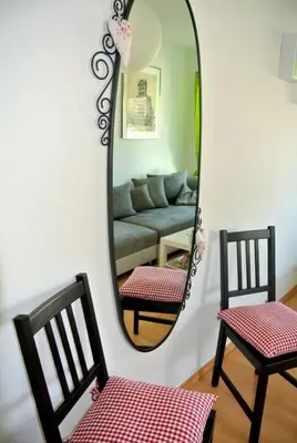 Ein Sitzbereich in der Unterkunft Ferienwohnung Voelkel mit Dachterrasse