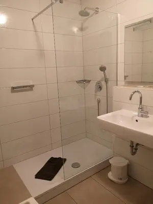 Ein Badezimmer in der Unterkunft Hotel-Restaurant Ruland