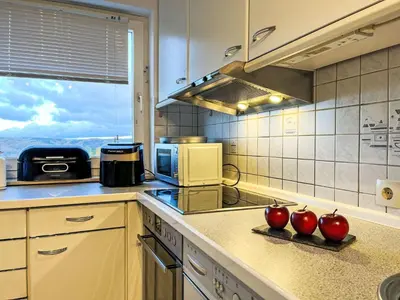 Küche/Küchenzeile in der Unterkunft Apartment Höhenblick - A1011 by Interhome