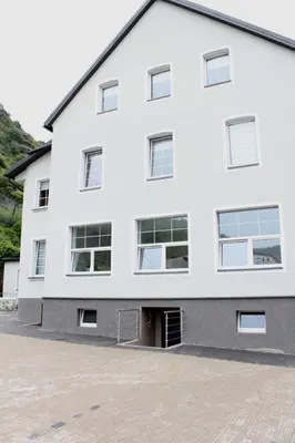 Das Gebäude in dem sich die Ferienwohnung befindet