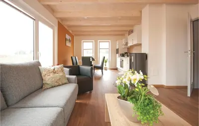 Ein Sitzbereich in der Unterkunft Ferienhaus 1 Wolfschlucht