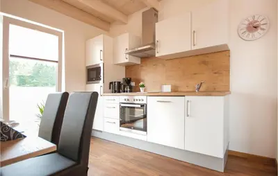 Küche/Küchenzeile in der Unterkunft Ferienhaus 1 Wolfschlucht