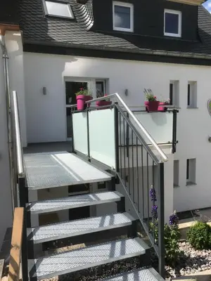 Ein Balkon oder eine Terrasse in der Unterkunft La Maison Vintage
