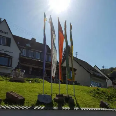 Ein Garten an der Unterkunft Haus Adams - das Wohlfühl Gästehaus