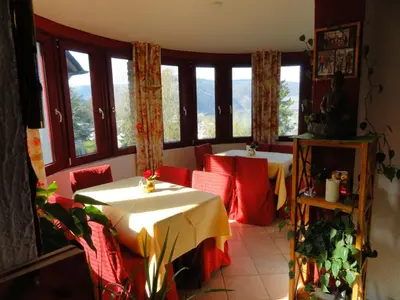 Ein Sitzbereich in der Unterkunft Haus Adams - das Wohlfühl Gästehaus