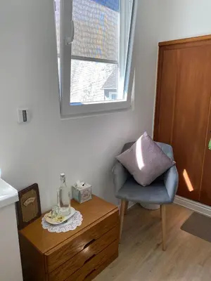 Ein Sitzbereich in der Unterkunft Haus Adams - das Wohlfühl Gästehaus