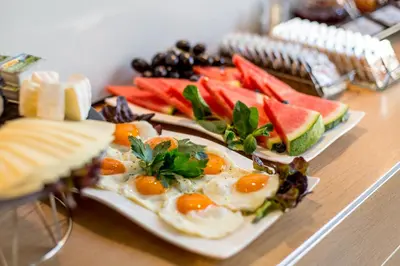 Essen im Hotel oder in der Nähe