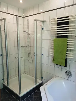 Ein Badezimmer in der Unterkunft FewoSa Trier-Tarforst