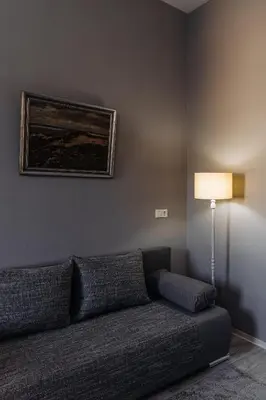 Ein Sitzbereich in der Unterkunft Hotel Kleiner Riesen