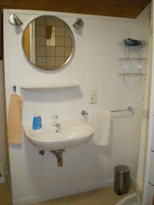 Ein Badezimmer in der Unterkunft Ferienwohnung Sausen