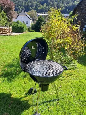Ein Garten an der Unterkunft Landhaus am Aremberg / Eifel