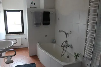 Ein Badezimmer in der Unterkunft Ferienhaus 